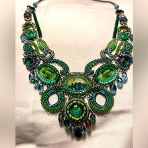 Ayala Bar mixed green necklace